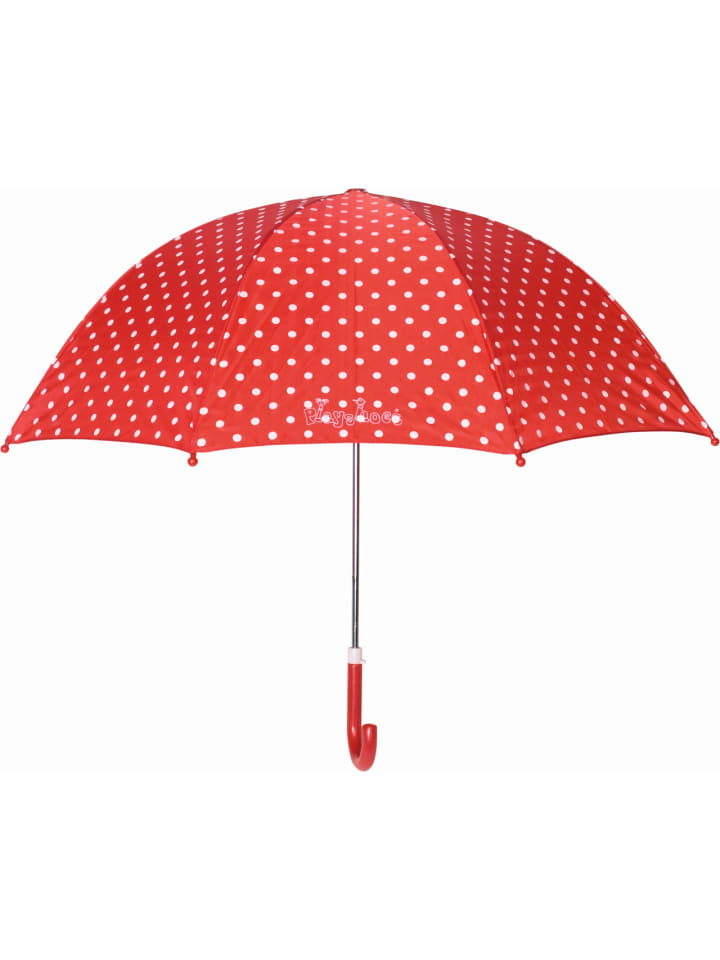 Regenschirm Punkte in Rot