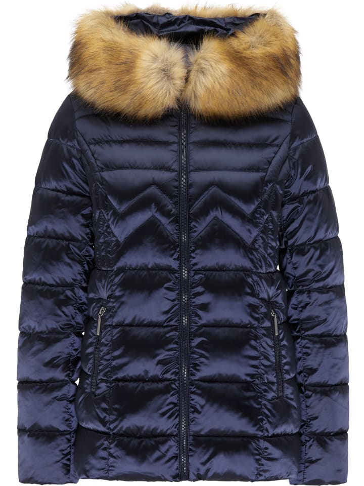 Damen Wattierte Jacke in Marine