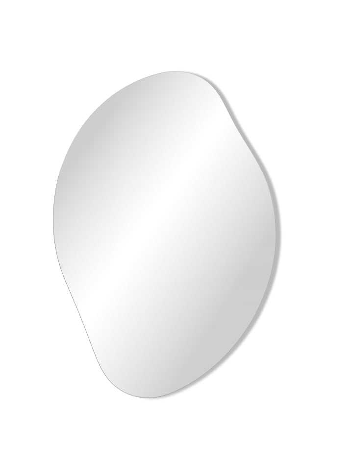 Spiegel Aileas in Gelb - (B)45 x (H)0.3 x (T)60 cm