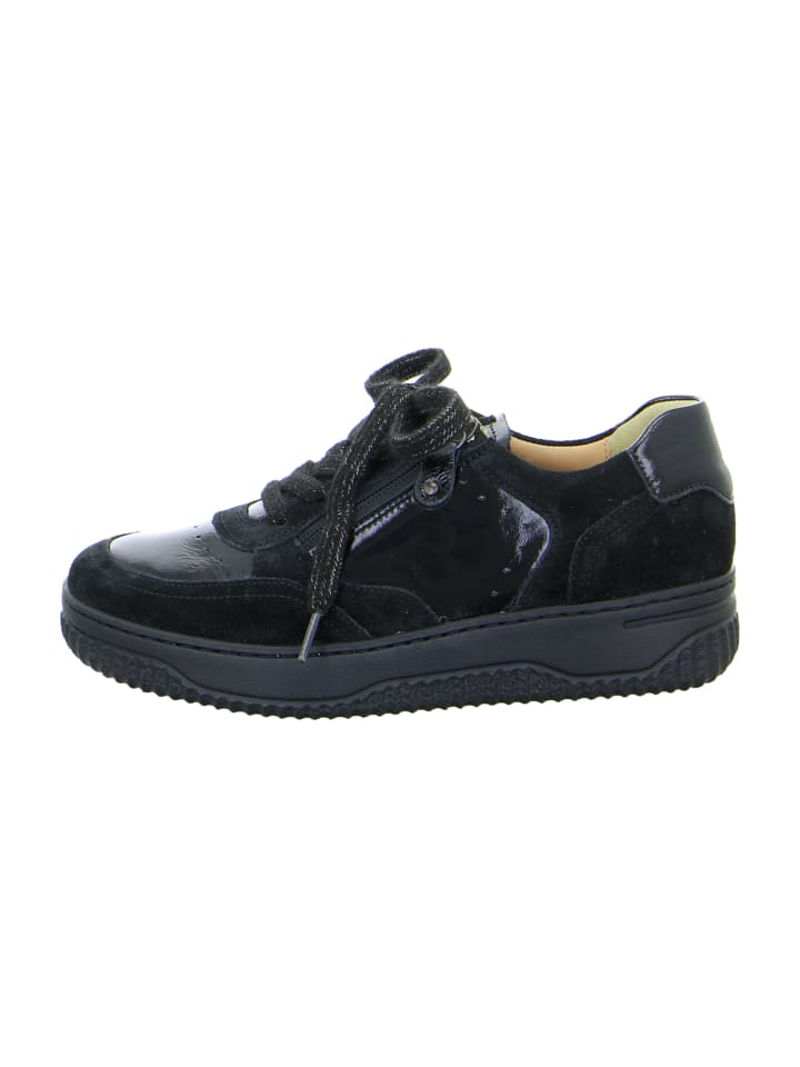 Komfort Schnürschuhe in Schwarz