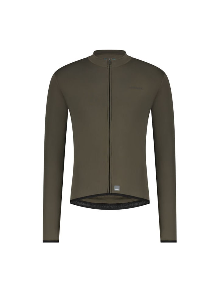 Thermal Long Sleeve Jersey VERTEX in Moosgrün