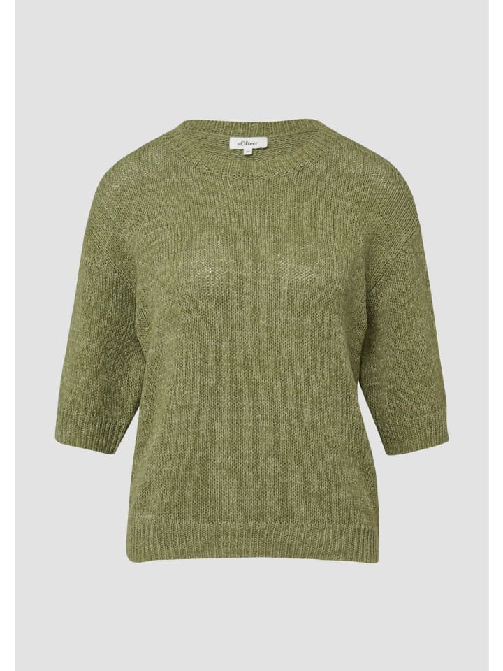 Strickpullover in 79X1_olivgrün