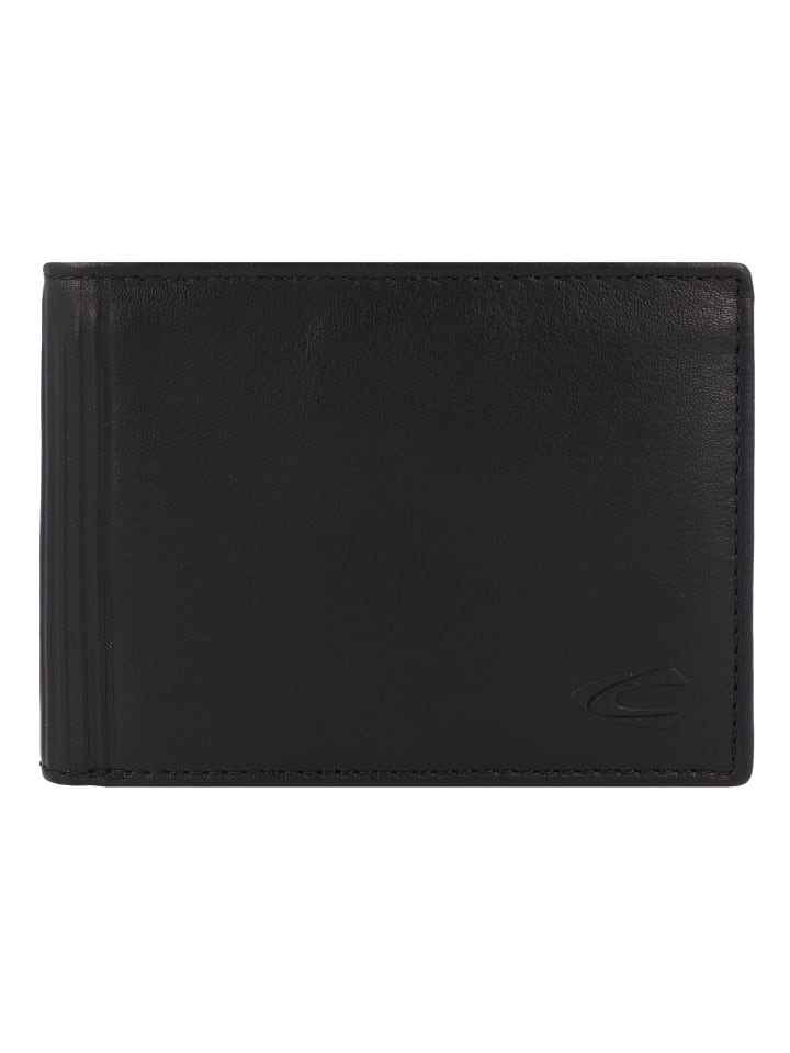 Cliff Geldbörse RFID Schutz Leder 11.5 cm black