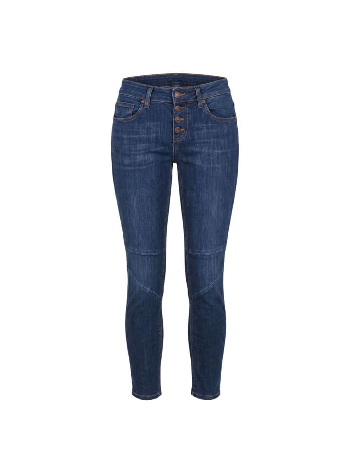 Blau Baumwolle Damen Jeans
