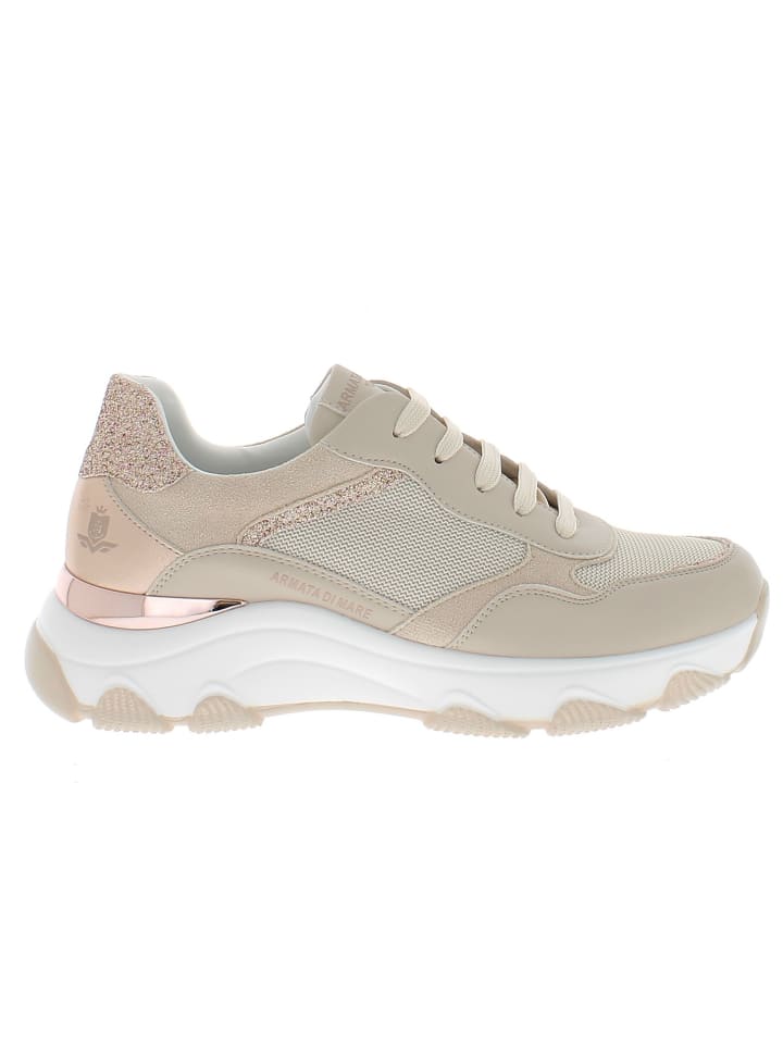 Sneaker AMDS61H05-BEIGE-ROSEGOLD Beige
