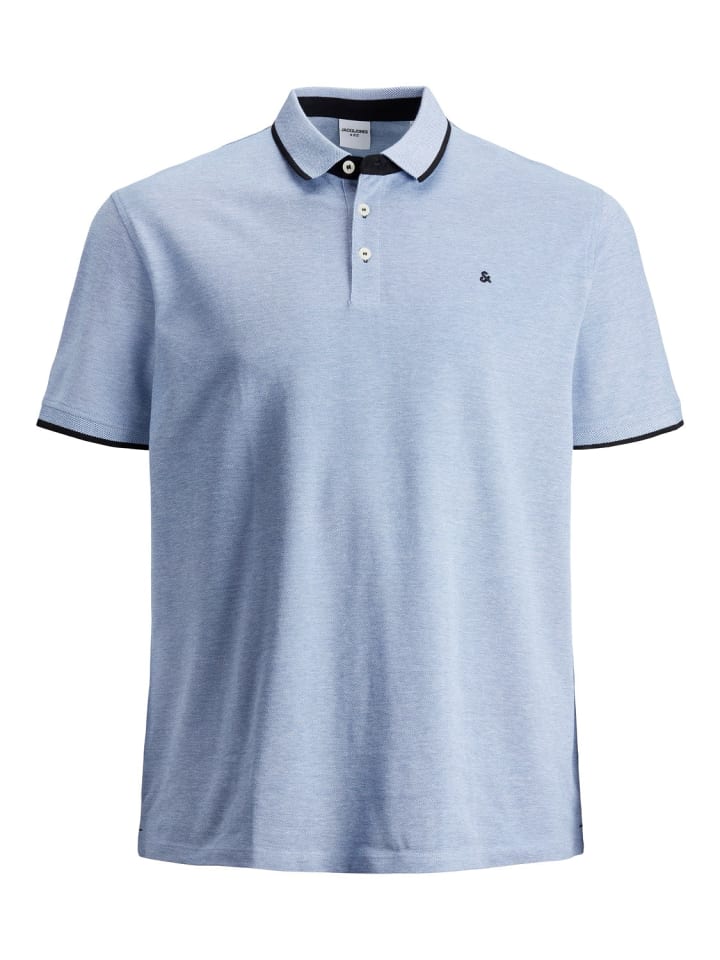 Poloshirt JJEPAULOS in Blau