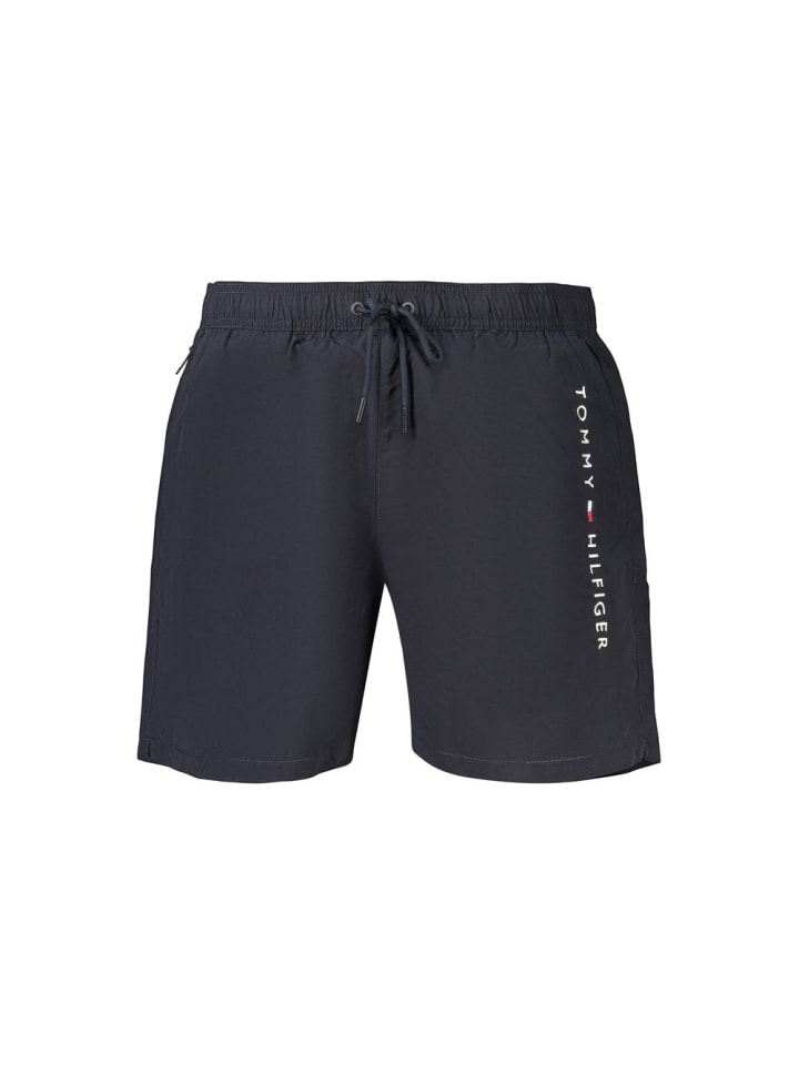 Blau Herren Shorts aus Polyester