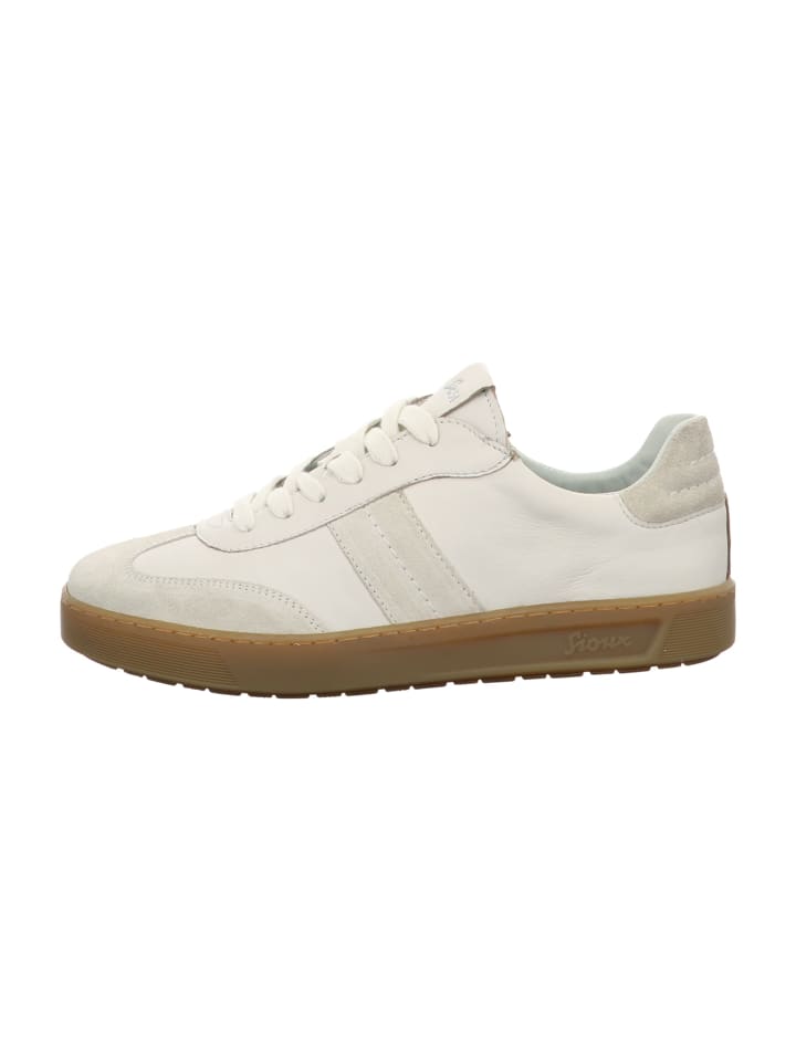 Sportliche Schnürschuhe in Beige