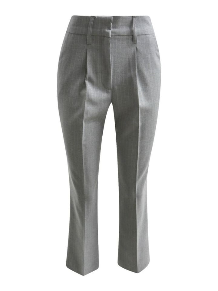 Bundfaltenhose für Damen in uni
