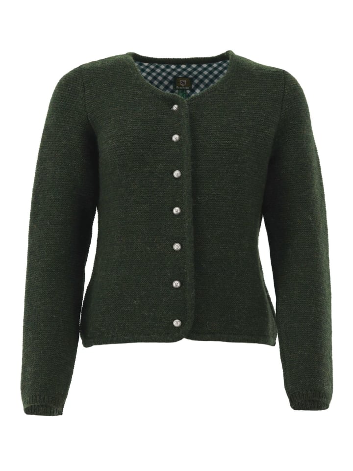 Strickjacke Forivo in oliv