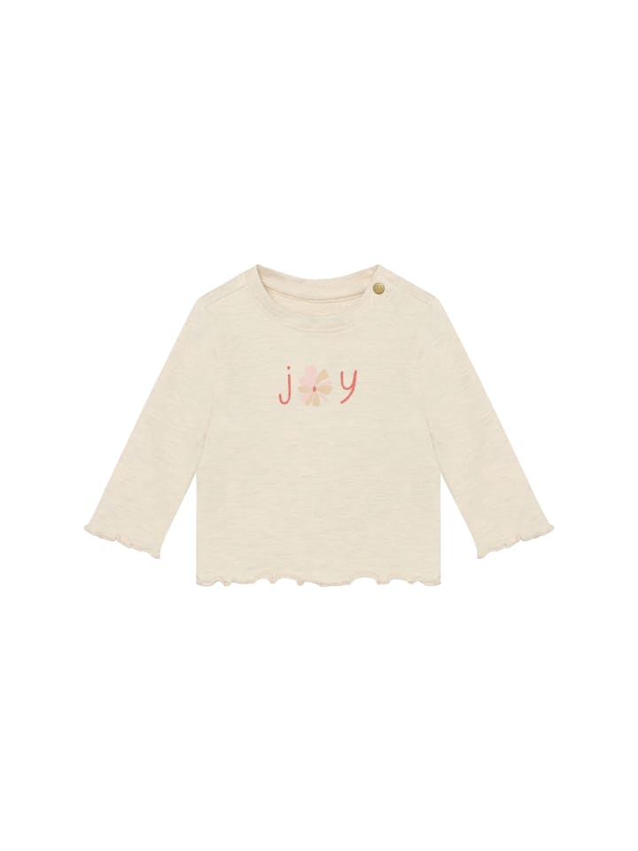 Langarmshirt in Oatmeal Melange