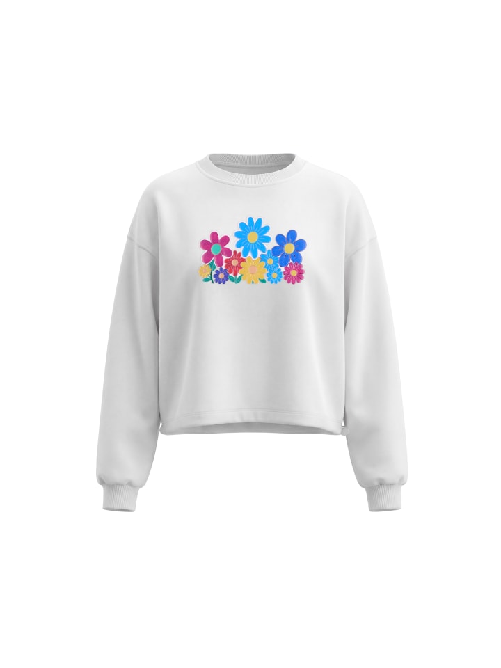 Women Sweatshirt in White