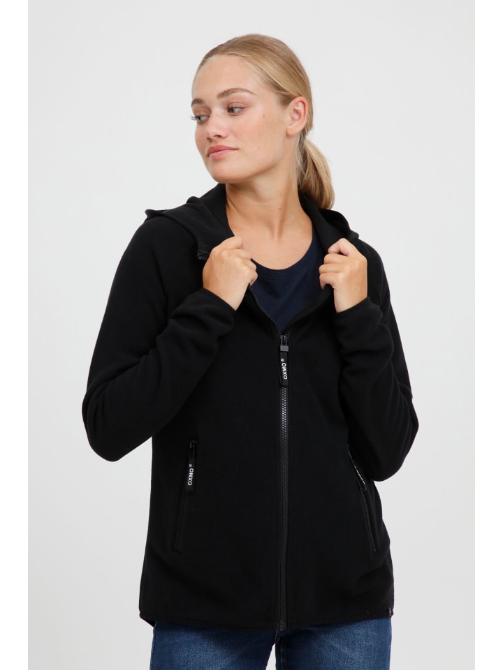 Fleecejacke OXFinja in Schwarz