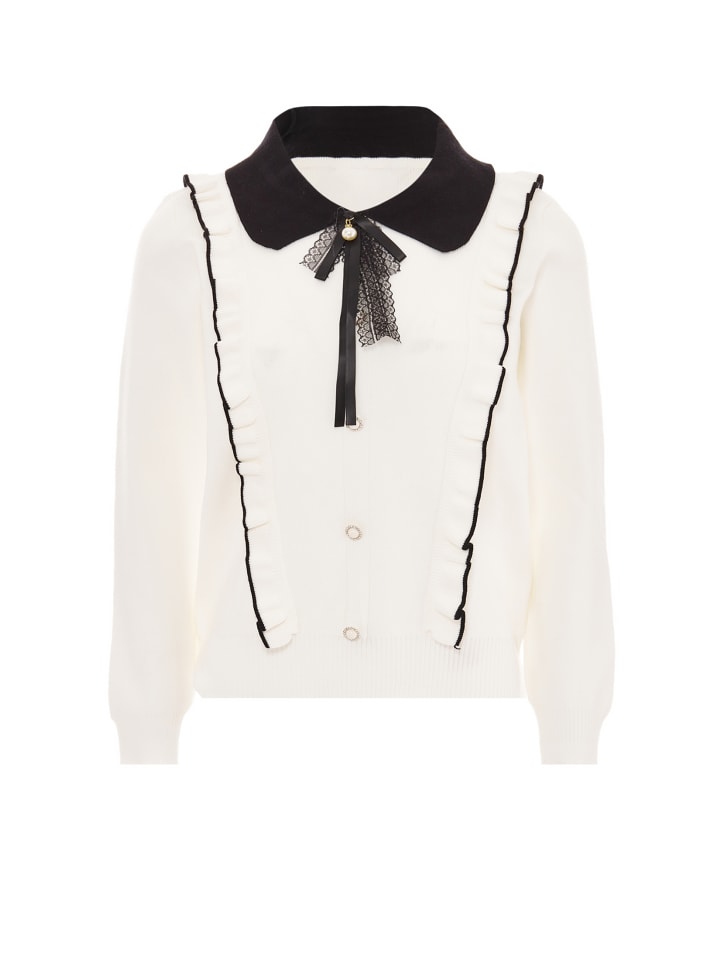 Damen Strickpullover in Weiss