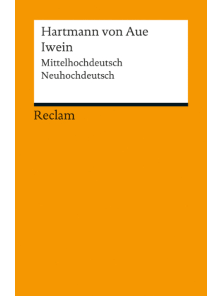 Buch - Iwein. Mittelhochdeutsch/Neuhochdeutsch