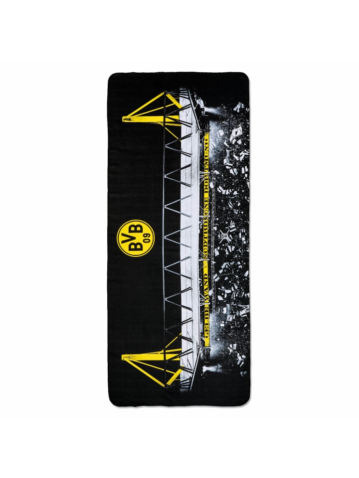 BVB-Microfaser-Handtuch (75x180) in schwarzgelb