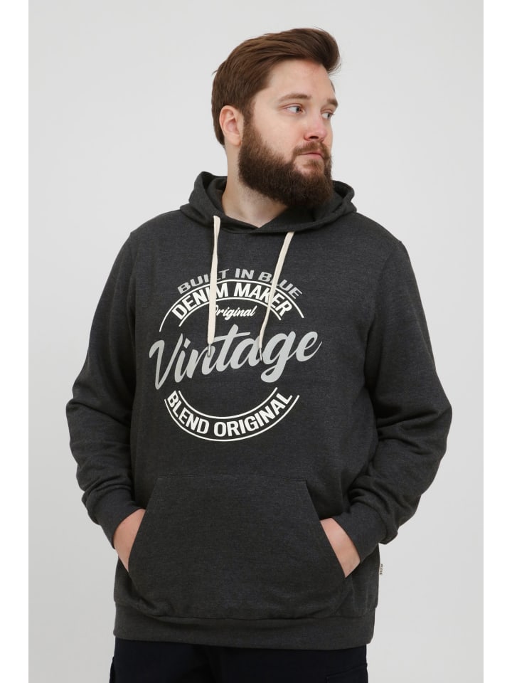 Hoodie BHTobias Big & Tall in Grau