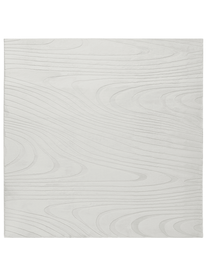 Kurzflor ONTAKE in Weiß - (W) 160 x (L) 160 cm