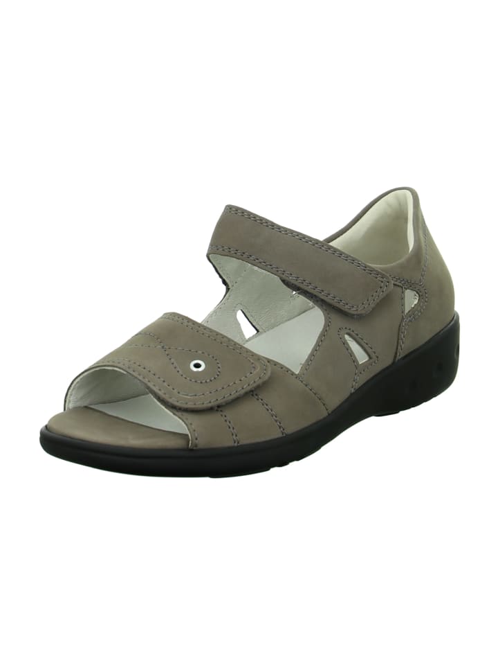 Komfort Sandalen in Grau