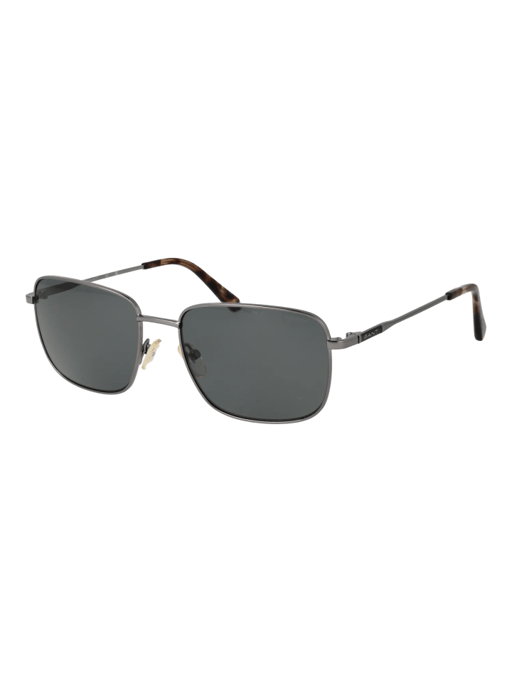 Herren Sonnenbrillen Rechteck Gunmetal