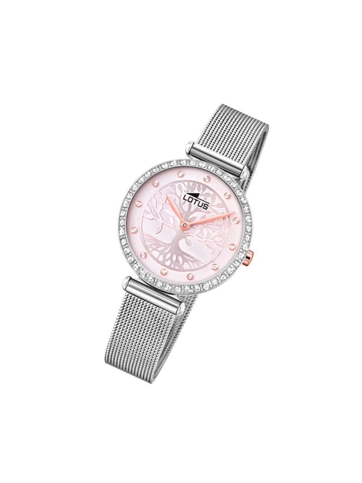 Analog-Armbanduhr Lotus Bliss silber klein (ca. 29mm)