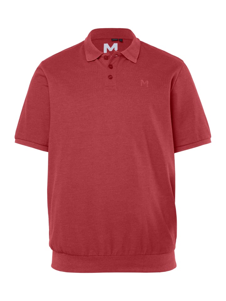 Poloshirt in rostrot