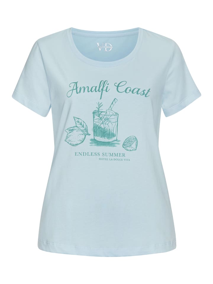 Pyjamaoberteil in blau