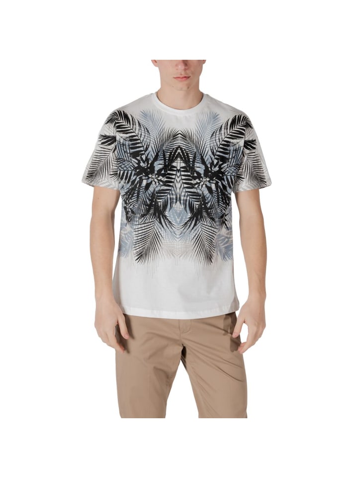Weiß Baumwolle T-Shirt