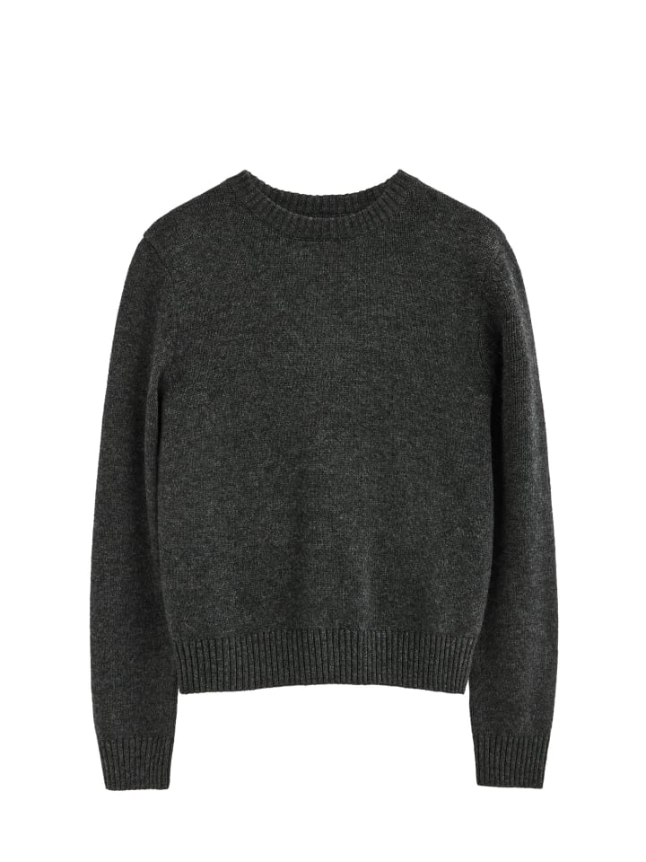 Pullover WOMAN ANINE LONG SLEEVE REGULAR FIT in Dunkelgrau vigore