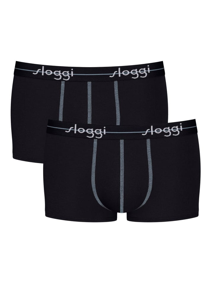 Retro Pants Blue Start in Black