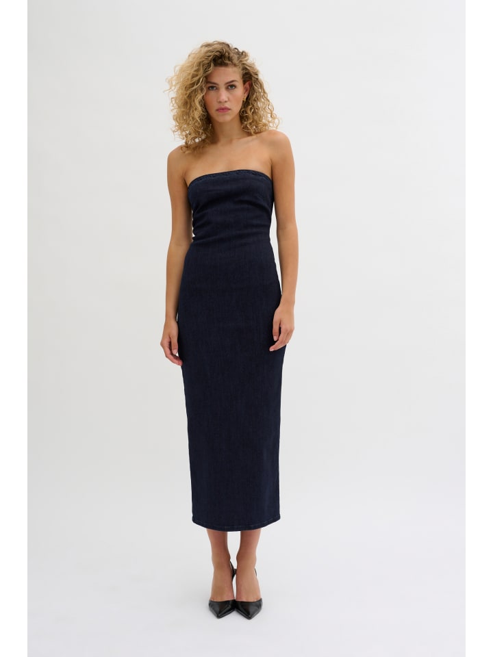 Denimkleid AyoMW Skinny fit in Dark Blue Un-Wash