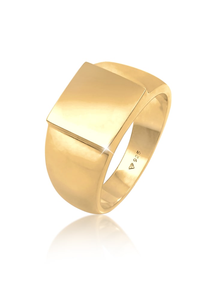 925 Gold Silber | KUZZOI Siegelring Ring Sterling kaufen limango günstig in