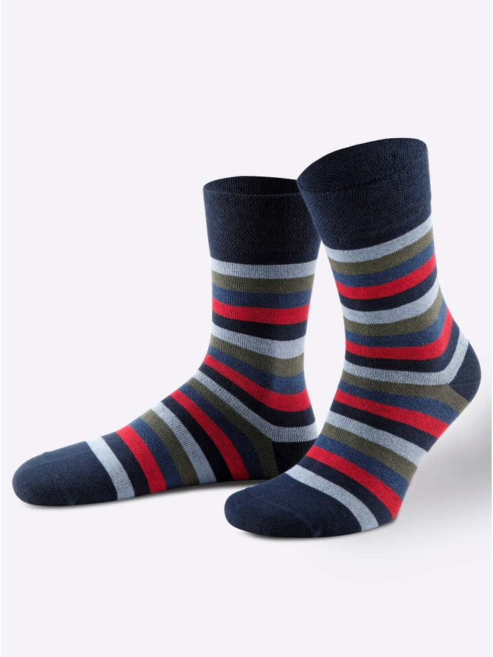 Socken in farbig-sortiert