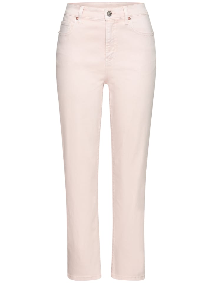 Ankle-Jeans in rosé