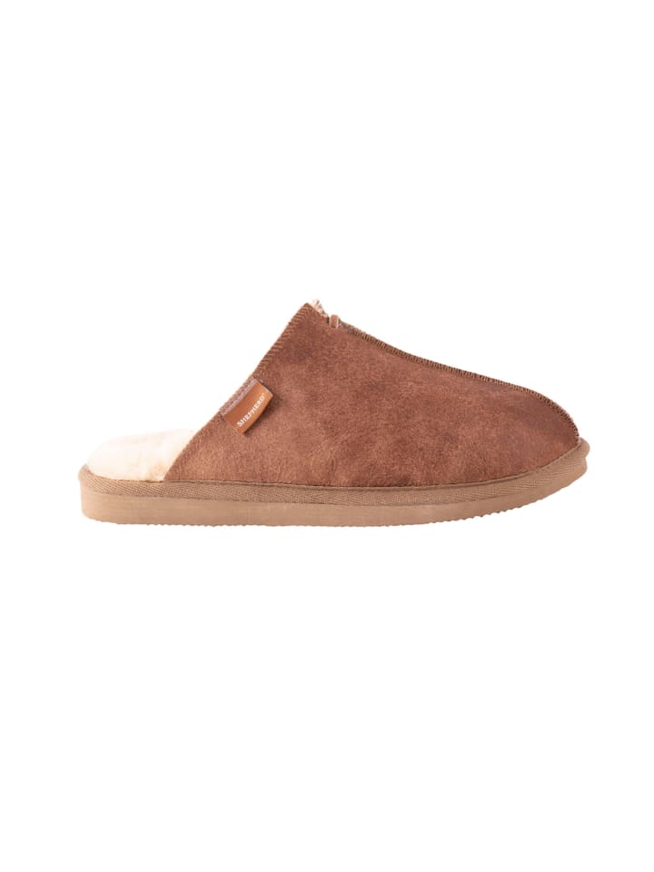 Pantoffeln Hugo in Antique Cognac