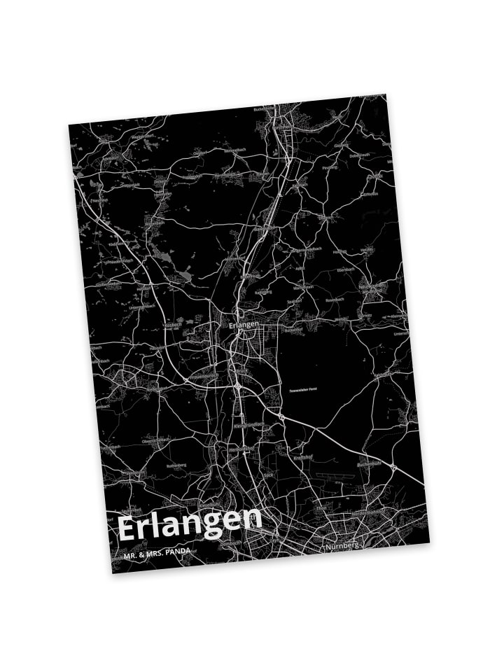 Grußkarte Erlangen mit Spruch in Keine Angabe