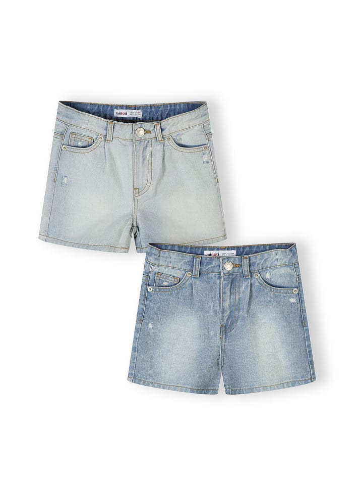 2-er Pack Shorts 30SHORT153 in blue denim