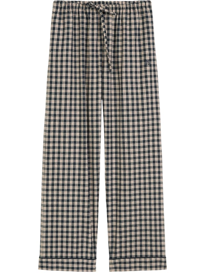 Pyjamahose Mix N Match Flannel in dark navy check