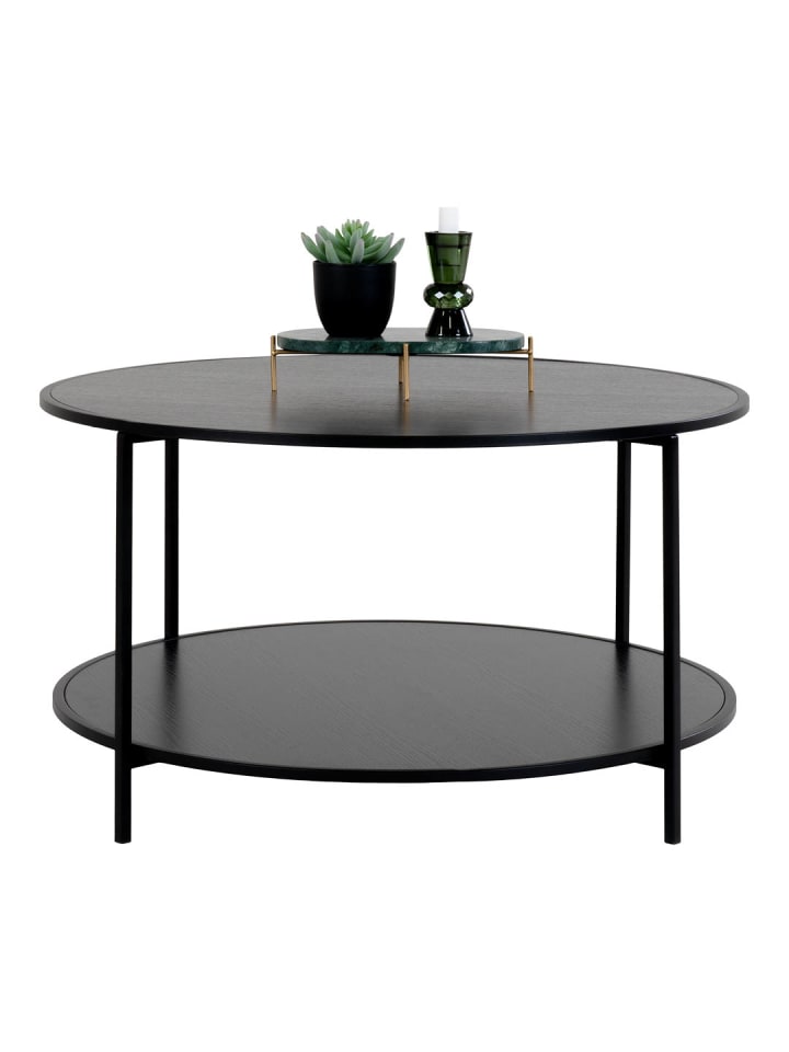 Couchtisch Vita Schwarz 80 x 80 cm