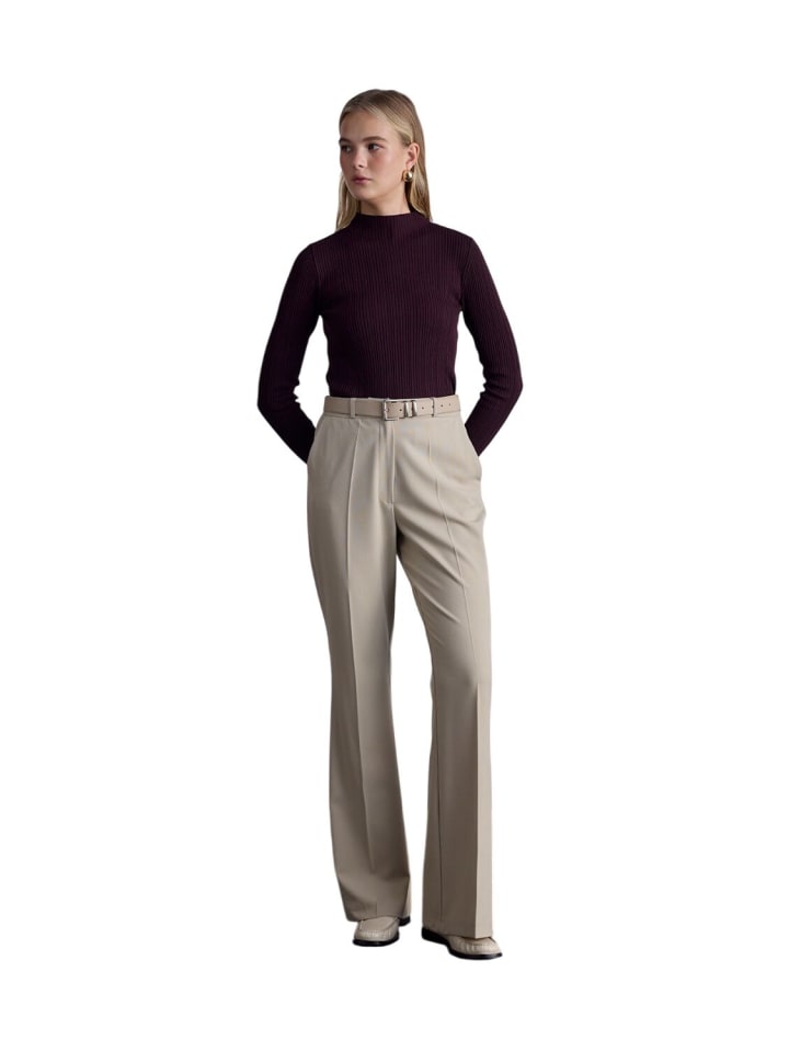 Blouse in Kirschrot