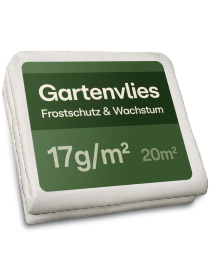 20m² Gartenvlies für Pflanzen 2 x 10m - 17g/m²