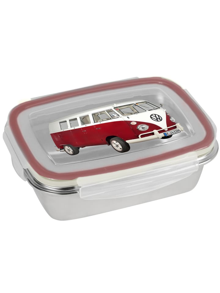 Brotdose VW Classic rot 850ml Edelstahl in Rot - 850ml
