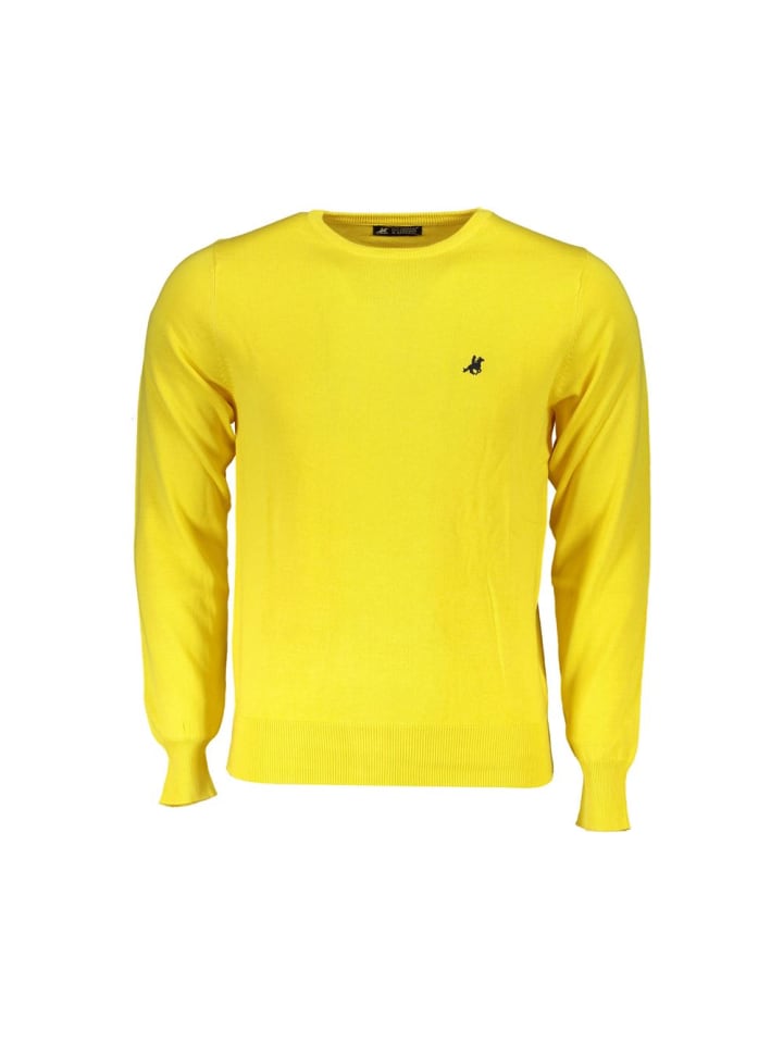 Gelb Herren Pullover aus Baumwolle