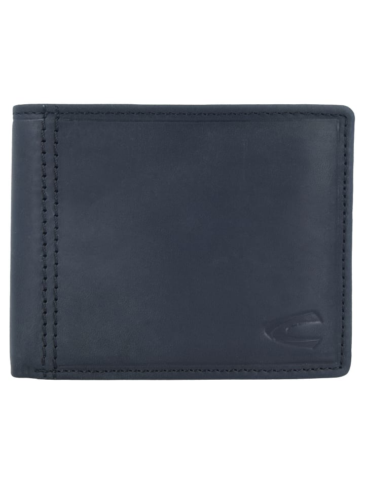 Vietnam Geldbörse RFID Schutz Leder 11 cm schwarz