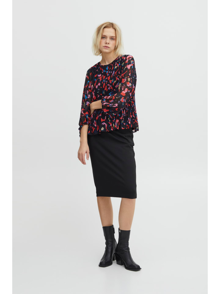 IHNALLA LS Loose fit in Poppy Red Print Mix 1