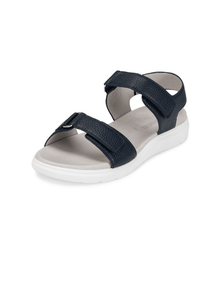 Hirschleder Sandalen in marine