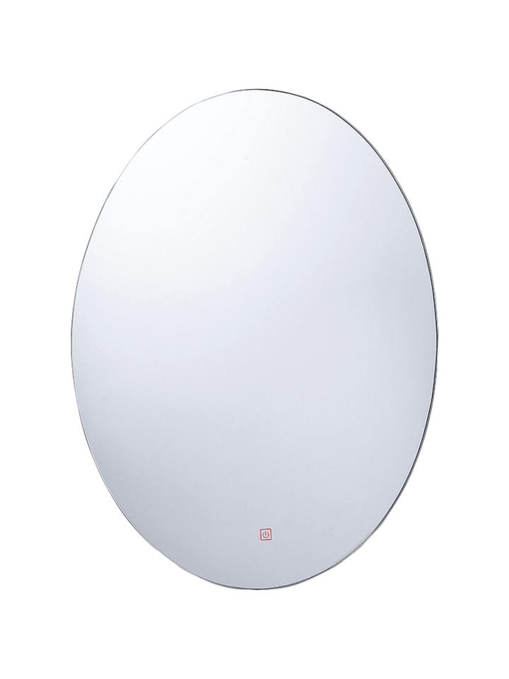 Badezimmerspiegel MAZILLE in Silber - (W) 60 x (H) 80 x (L) 3 cm Vertikal