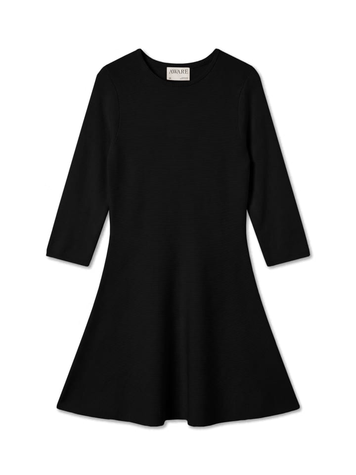 Strickkleid in Black