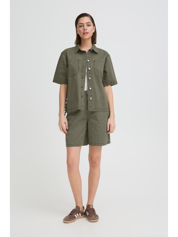 Halblange Ärmel PZCAMMA Casual fit in Agave Green