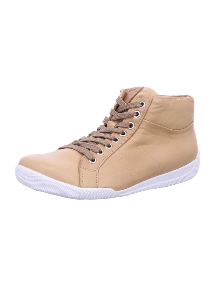 Schnürschuhe in camel